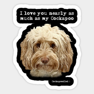 Cockapoo Love Sticker